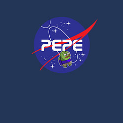 Свитшот хлопковый мужской Pepe Pepe space Nasa, цвет: тёмно-синий — фото 2