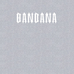 Свитшот хлопковый мужской KIZARU, BIG BABY TAPE, BANDANA, цвет: меланж — фото 2