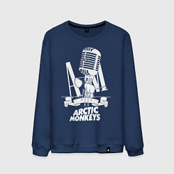 Свитшот хлопковый мужской Arctic Monkeys, рок, цвет: тёмно-синий