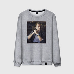 Мужской свитшот Леонардо Ди Каприо, фотопортрет