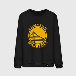 Свитшот хлопковый мужской Golden state Warriors NBA, цвет: черный