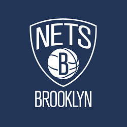 Свитшот хлопковый мужской Бруклин Нетс логотип, цвет: тёмно-синий — фото 2