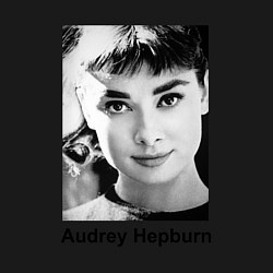 Свитшот хлопковый мужской Одри Хепбёрн 88, цвет: черный — фото 2