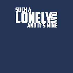Свитшот хлопковый мужской Lonely Day - System Of A Down, цвет: тёмно-синий — фото 2