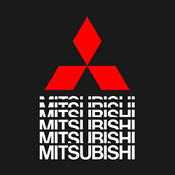 Свитшот хлопковый мужской MITSUBISHI МИЦУБИСИ МИТСУБИСИ МИЦУБИШИ LOGO STYLE, цвет: черный — фото 2