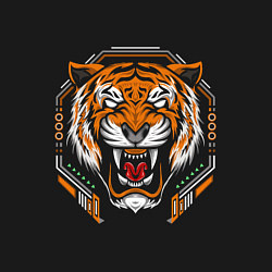 Свитшот хлопковый мужской Tiger, цвет: черный — фото 2