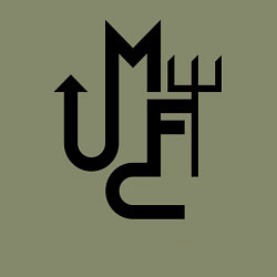 Свитшот хлопковый мужской Манчестер Юнайтед минимализм, цвет: авокадо — фото 2