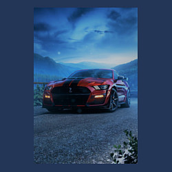 Свитшот хлопковый мужской Авто вечером, цвет: тёмно-синий — фото 2