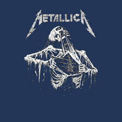 Свитшот хлопковый мужской Metallica - thrash metal!, цвет: тёмно-синий — фото 2