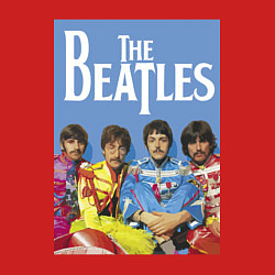 Свитшот хлопковый мужской The Beatles - world legend!, цвет: красный — фото 2