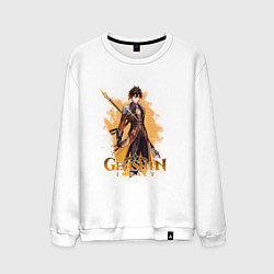 Мужской свитшот Чжун Ли Zhongli Genshin Impact