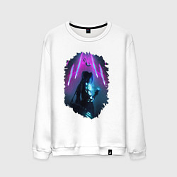 Мужской свитшот ДЖИНКС, ЛИГА ЛЕГЕНД ARCANE JINX