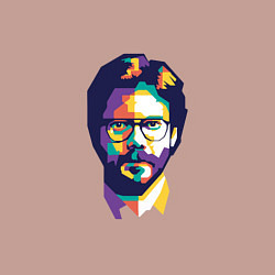 Свитшот хлопковый мужской Профессор Professor, цвет: пыльно-розовый — фото 2