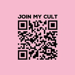 Свитшот хлопковый мужской Join My Cult, цвет: светло-розовый — фото 2