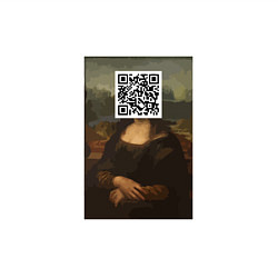 Свитшот хлопковый мужской QR Mona Lisa, цвет: белый — фото 2
