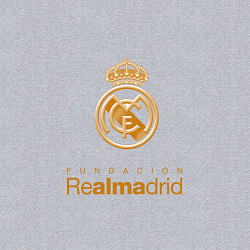 Свитшот хлопковый мужской Real Madrid Logo, цвет: меланж — фото 2