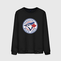 Свитшот хлопковый мужской Toronto Blue Jays, цвет: черный