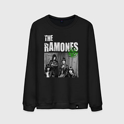 Свитшот хлопковый мужской The Ramones Рамоунз, цвет: черный