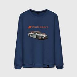 Свитшот хлопковый мужской Audi sport - racing team, цвет: тёмно-синий