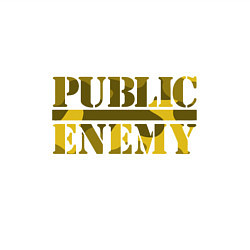 Свитшот хлопковый мужской Public Enemy Rap, цвет: белый — фото 2