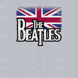 Свитшот хлопковый мужской The Beatles Great Britain Битлз, цвет: меланж — фото 2