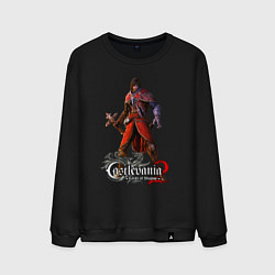 Свитшот хлопковый мужской Castlevania 2, цвет: черный