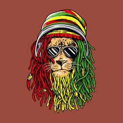 Свитшот хлопковый мужской Rasta lioN, цвет: кирпичный — фото 2