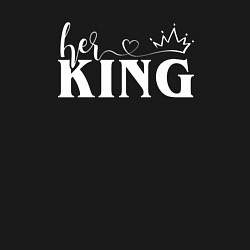 Свитшот хлопковый мужской Her King, цвет: черный — фото 2