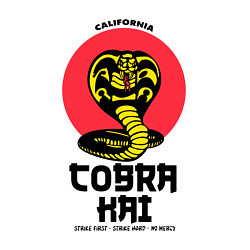 Свитшот хлопковый мужской Cobra Kai: California, цвет: белый — фото 2