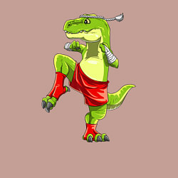 Свитшот хлопковый мужской Дино Муай Тай, цвет: пыльно-розовый — фото 2