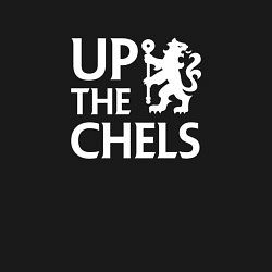 Свитшот хлопковый мужской UP THE CHELS, Челси, Chelsea, цвет: черный — фото 2