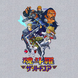 Свитшот хлопковый мужской Hard corps, цвет: меланж — фото 2