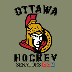 Свитшот хлопковый мужской OTTAWA SENATORS ОТТАВА СЕНАТОРЗ, цвет: авокадо — фото 2