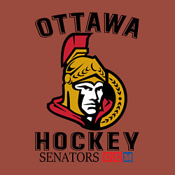 Свитшот хлопковый мужской OTTAWA SENATORS ОТТАВА СЕНАТОРЗ, цвет: кирпичный — фото 2