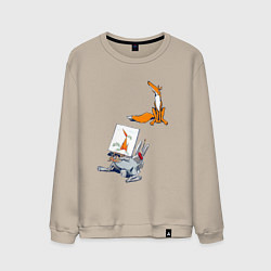 Мужской свитшот Художник так видит