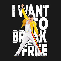 Свитшот хлопковый мужской Queen I want to break free, цвет: черный — фото 2