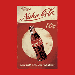 Свитшот хлопковый мужской Fallout Nuka Cola Poster Pop art, цвет: красный — фото 2