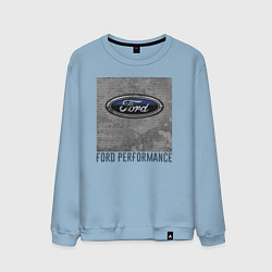 Свитшот хлопковый мужской Ford Performance, цвет: мягкое небо