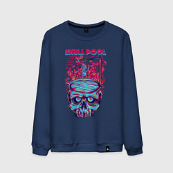 Мужской свитшот Череп с бассейном