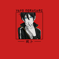 Свитшот хлопковый мужской Ято Yato, Noragami, цвет: красный — фото 2