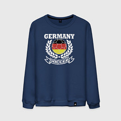 Свитшот хлопковый мужской Футбол Германия, цвет: тёмно-синий