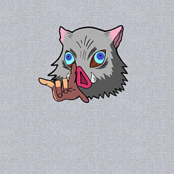 Свитшот хлопковый мужской Иноске Хашибира :, цвет: меланж — фото 2