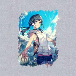 Свитшот хлопковый мужской Добрая Хина, цвет: меланж — фото 2