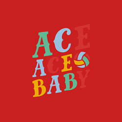 Свитшот хлопковый мужской Ace Ace Baby, цвет: красный — фото 2