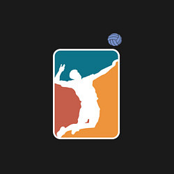 Свитшот хлопковый мужской Volleyball - Player, цвет: черный — фото 2