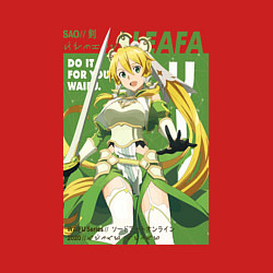 Свитшот хлопковый мужской Leafa art Мастера меча онлайн, цвет: красный — фото 2