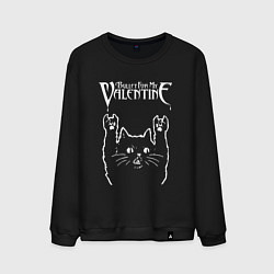 Свитшот хлопковый мужской Bullet For My Valentine, цвет: черный