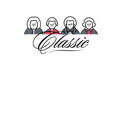 Свитшот хлопковый мужской Классики, цвет: белый — фото 2