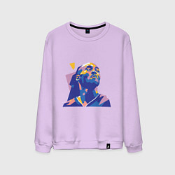Свитшот хлопковый мужской Kobe Bryant Style, цвет: лаванда