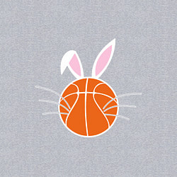 Свитшот хлопковый мужской Basketball Bunny, цвет: меланж — фото 2